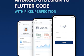 develop and fix your custom flutter app for android