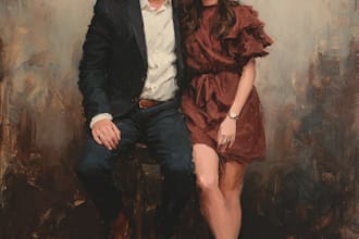 create a couple portrait