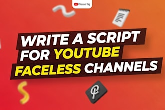 write 2000 words youtube scripts for automated or faceless yt channels