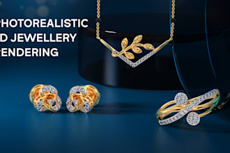 make creative and e commerce jewellery renders
