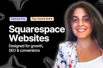 design or redesign a premium squarespace website with modern UX UI on figma