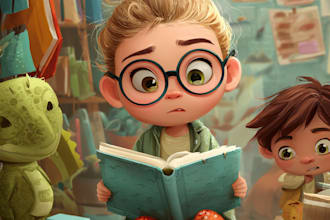 draw children book illustration, children book illustrator