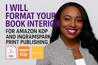 format your book interior for amazon kdp and ingramspark print publishing