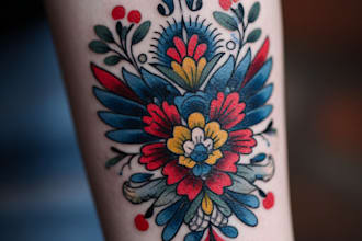 create a custom and unique tattoo design in any style