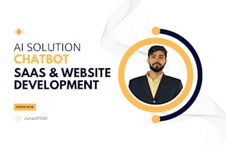 create ai websites saas chatbot and custom software