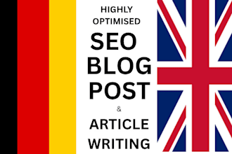 write SEO optimized german blog posts that rank, engage, and convert readers
