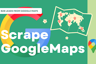 scrape google maps for business leads and listings