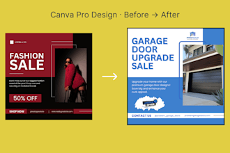brand social media posts with canva pro templates