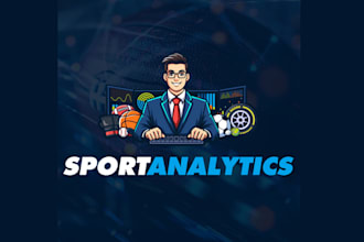 design unique sports analytics logo
