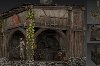 do 3d building for your project