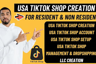 create USA tiktok shop setup tiktok shop USA business tiktok shop representative