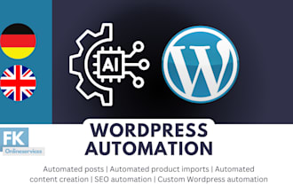 automate your wordpress website