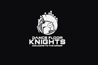 design a unique dj, music, band, rap, or brand logo