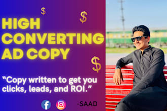 be your expert facebook, instagram ad copywriter