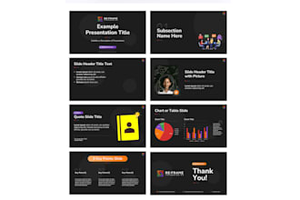 design a modern powerpoint or prezi presentation for you in 1days