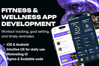 build gym training fitness mobile app workout tracking wellness habit motivating