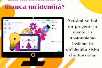 creiamo insieme il tuo logo minimal, moderno, elegante
