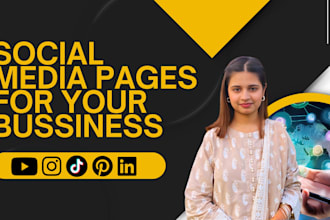 create and setup social media business accounts or pages