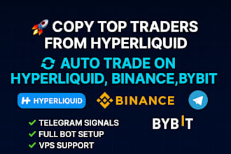 develop crypto copy trading bot that copies hyperliquid leaderboard traders
