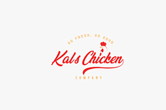 create a vintage custom food chicken restaurant logo design