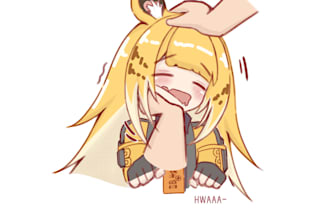 draw anime character headpat ych
