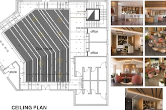 modern and traditional false ceiling interior design 3d and 2d