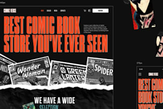 build a professional jumpseller or shopify store for comics, manga, shopware