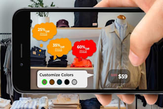 build an augmented reality ar try on app for ecommerce clothing or fashion brand