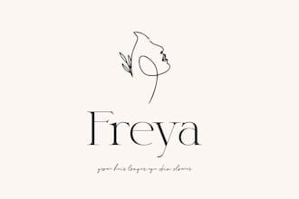 design a professional beauty, cosmetic, spa, and hair salon logo