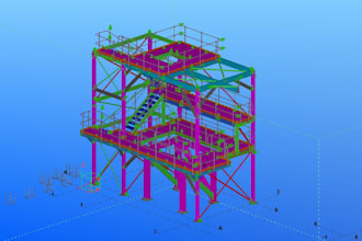 produce drawings with tekla for steel structures