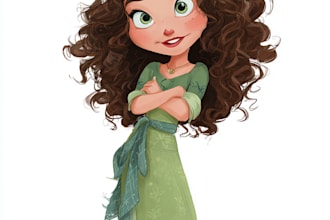 draw cartoon disney portrait