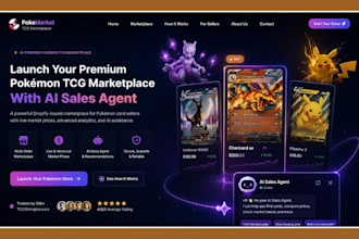 pokemon website tcg trading card website pokebox website ai sales integration
