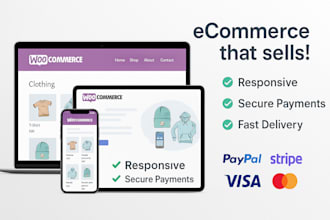 create a stunning woocommerce ecommerce store with payment integration
