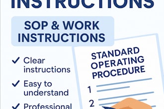 write sops and work instructions for your business
