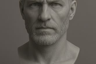 sculpt realistic 3d head face 3d bust 3d full body model stl for 3d printing