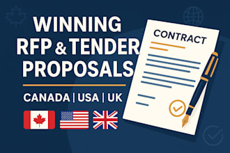 write winning rfps, rfqs, and tender proposals for canada UK