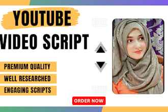 write engaging scripts for youtube videos