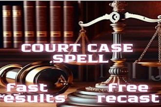 cast a powerful karma justice spell, win in court spell, black magic spell