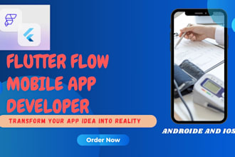 develop and maintain mobile apps using flutter flow