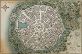 create your fantasy city map