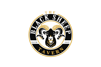 design wonderful black sheep tavern logo