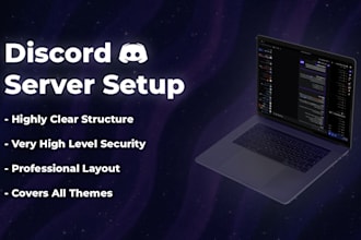 set up a professional discord server for your community