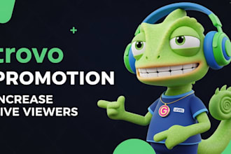 promote your trovo channel to bring live views and followers