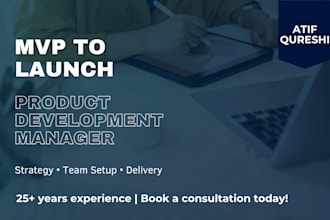 manage your product development from mvp to full launch