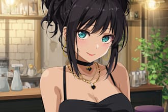 design ready for vtuber and a anime character