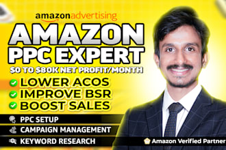 setup, manage and optimise amazon PPC campaigns amazon fba ppc ads campaign