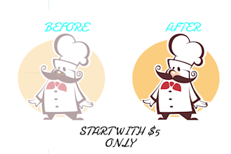 enhance sharpen cleanup resize resolution logo photo picture