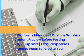 be your social media manager and content creator