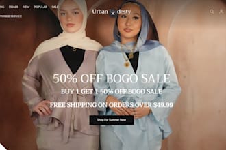 build islamic wears shopify store arabian muslim clothing store abaya store
