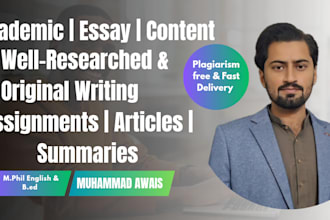 do academic writing, content creation, and essay writing